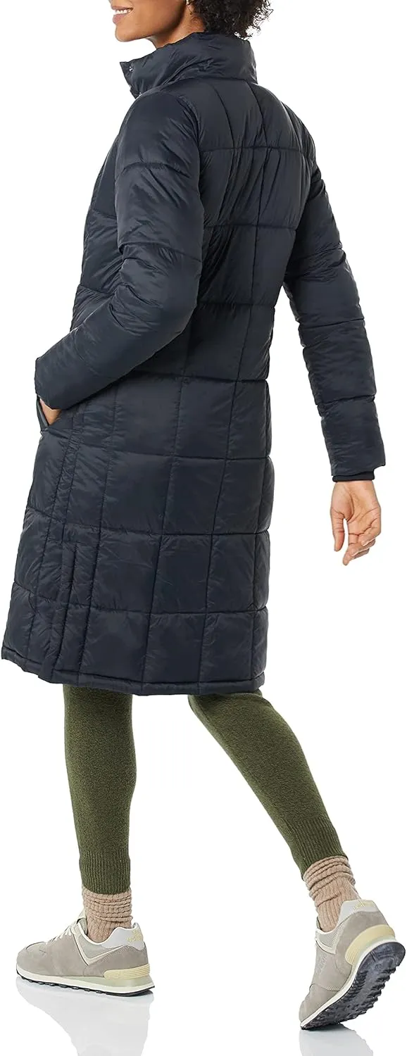 Amazon Essentials Women's Lightweight Quilted Long Puffer Winter Coat