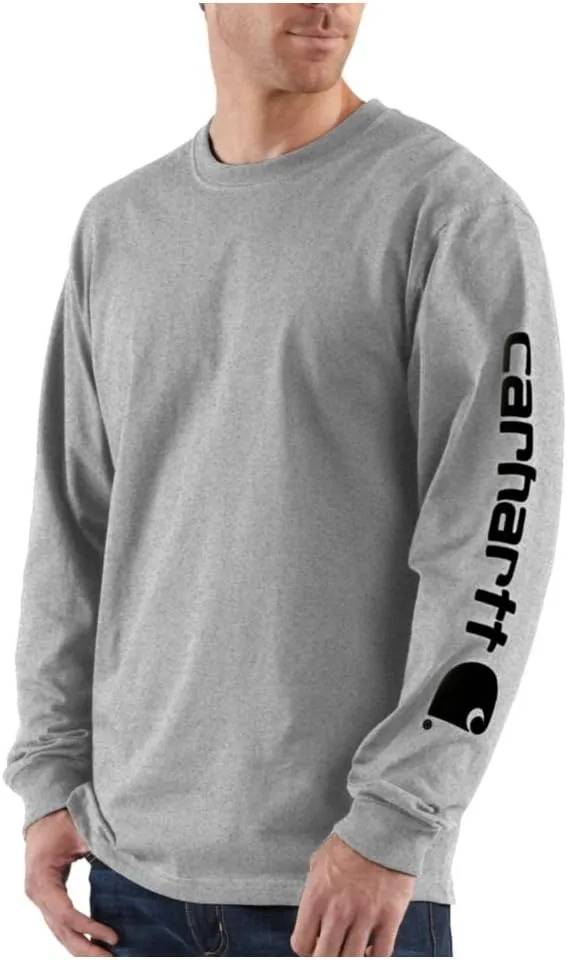 Carhartt Men's K231 Long Sleeve Logo T-Shirt