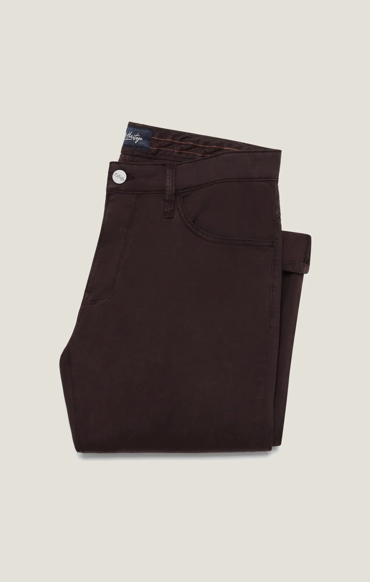Courage Straight Leg Pants in Burgundy Diagonal