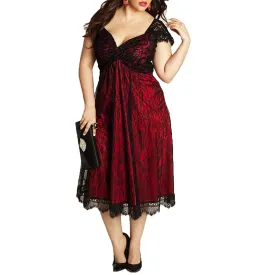 Funki Buys | Dresses | Women's Plus Size Midi Cocktail Dresses