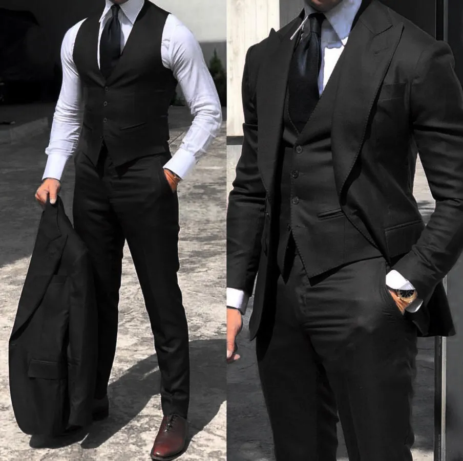 Funki Buys | Suits | Men's 3 Pcs Slim Fit Formal Wedding Suits
