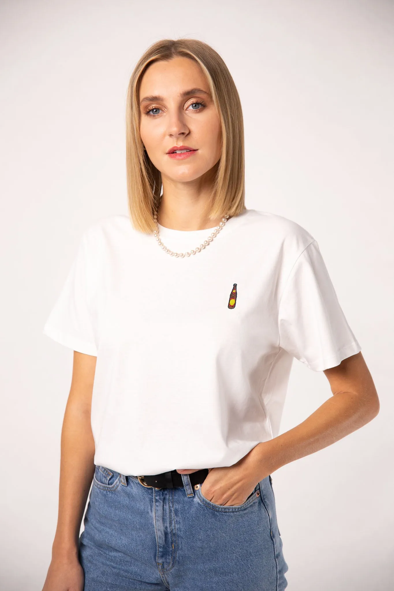 Hofei | Besticktes Oversized Bio Baumwoll T-Shirt