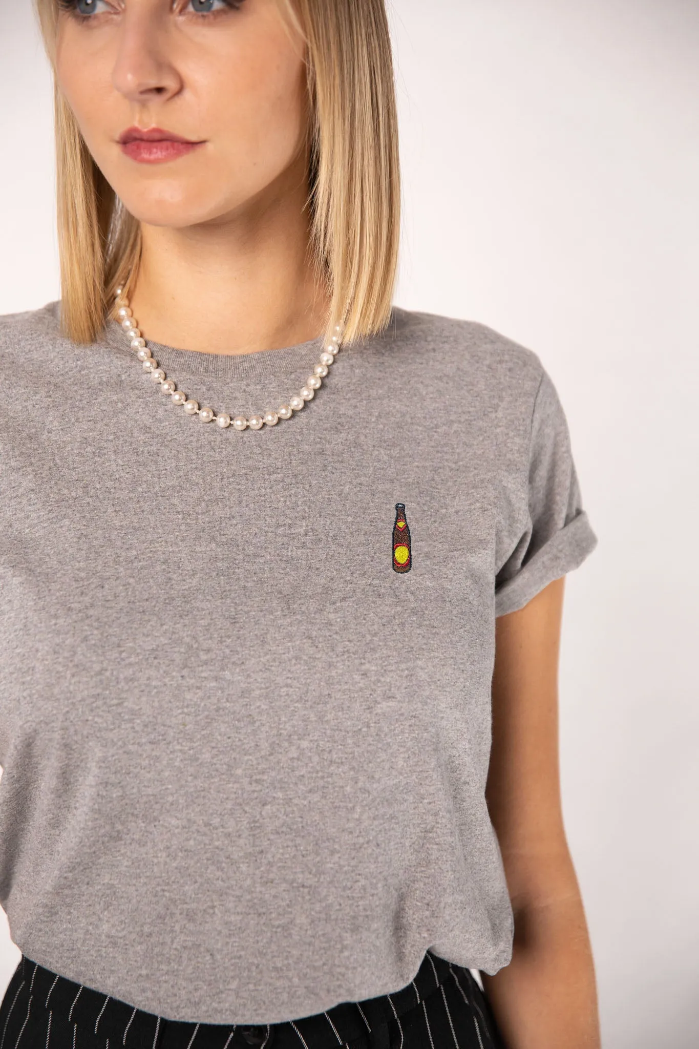 Hofei | Besticktes Oversized Bio Baumwoll T-Shirt