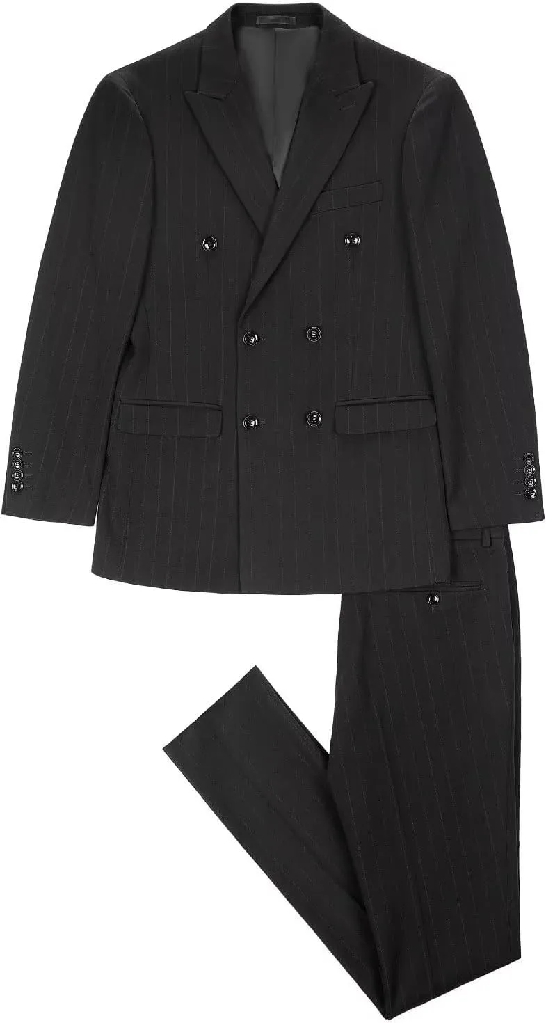 Men's Suit Set,3 Pieces Plaid Suit for Men Slim Fit Formal Bussiness Wedding Suit Prom Tuxedos Suit Blazer Vest Pant