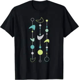 Retro Geometric Abstract Pattern T-Shirt