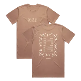 RÜFÜS  DU SOL / Tour Dates Terracotta T-Shirt