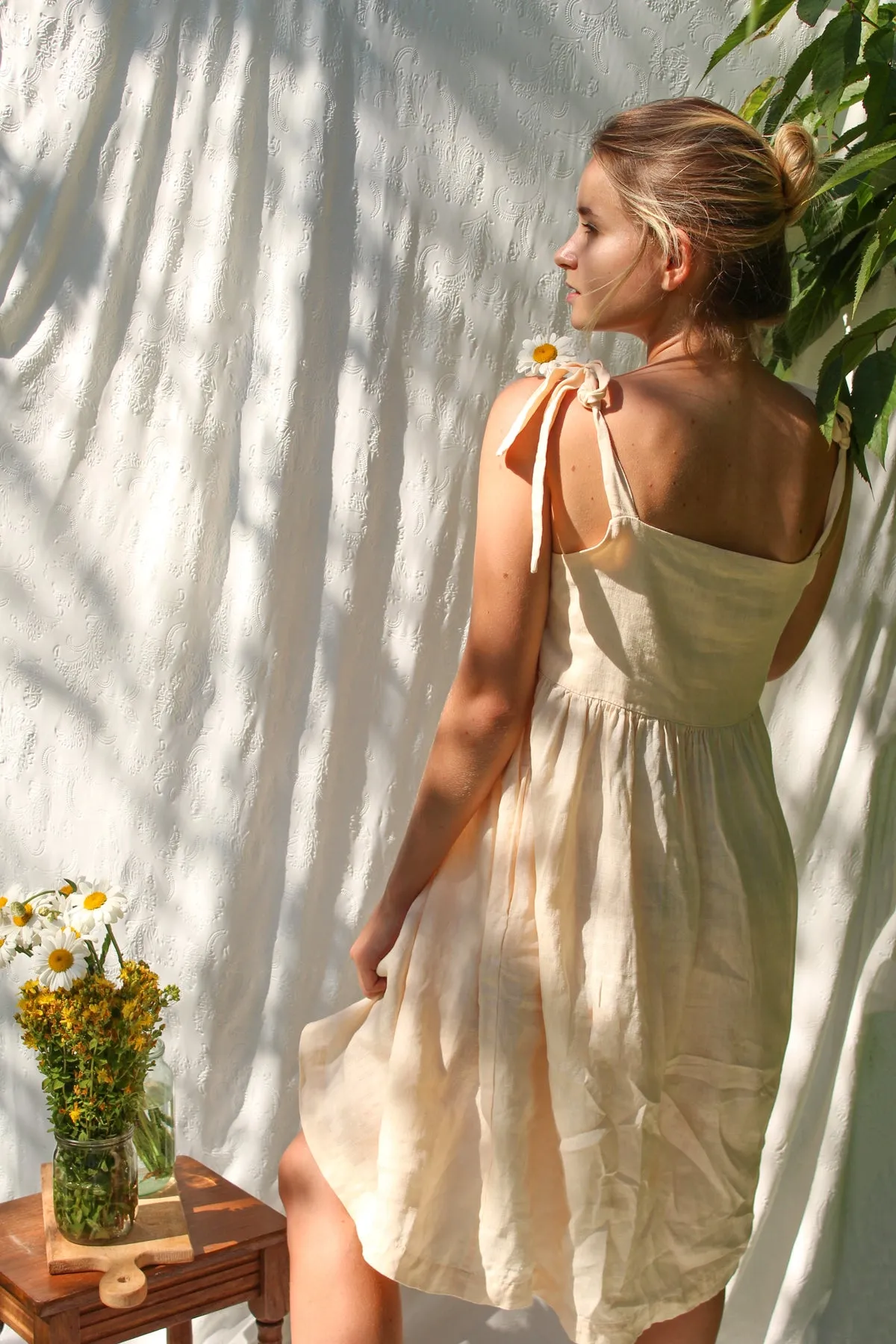 Summer Linen Dress ANDRIANA