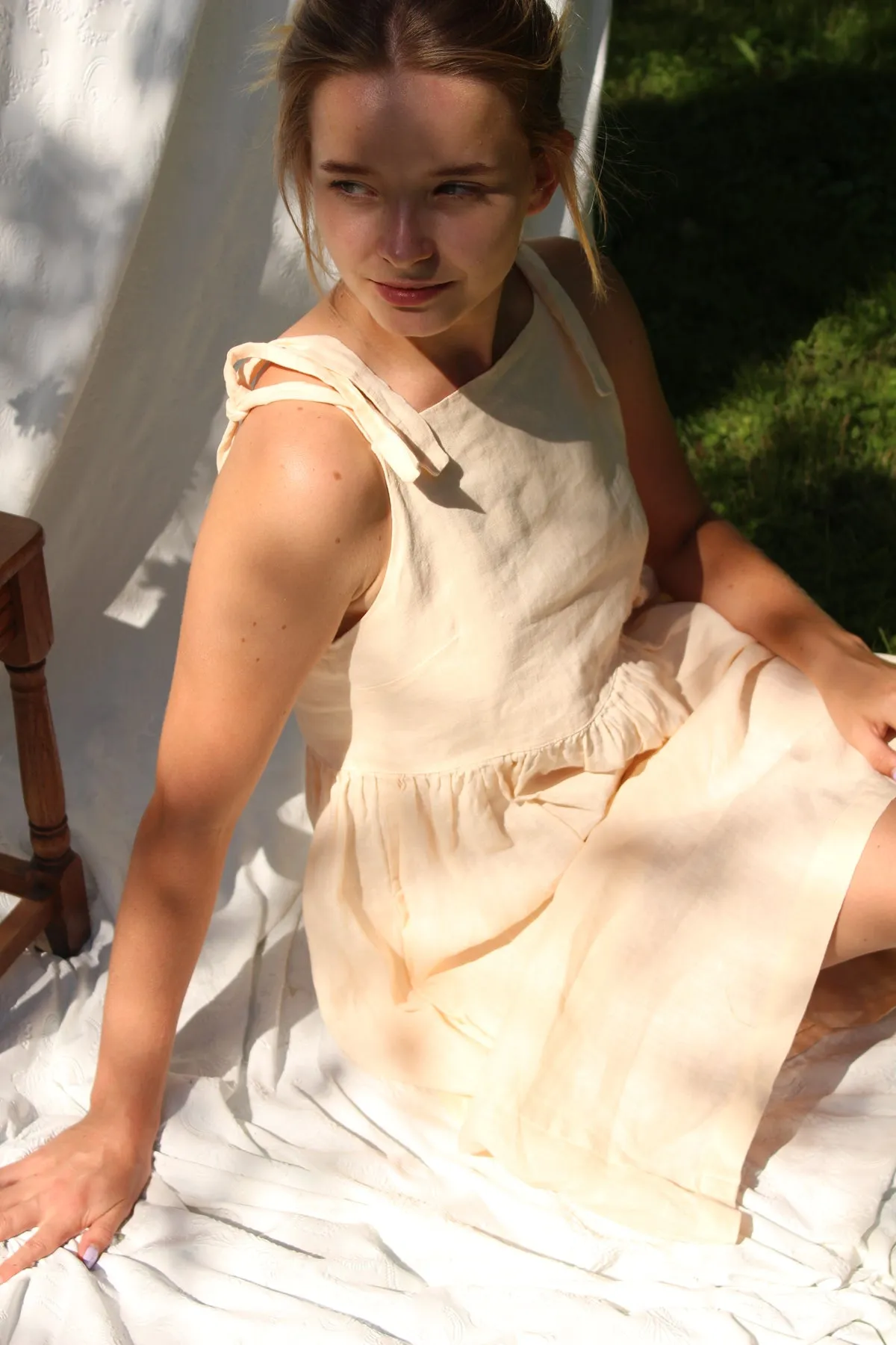 Summer Linen Dress ANDRIANA