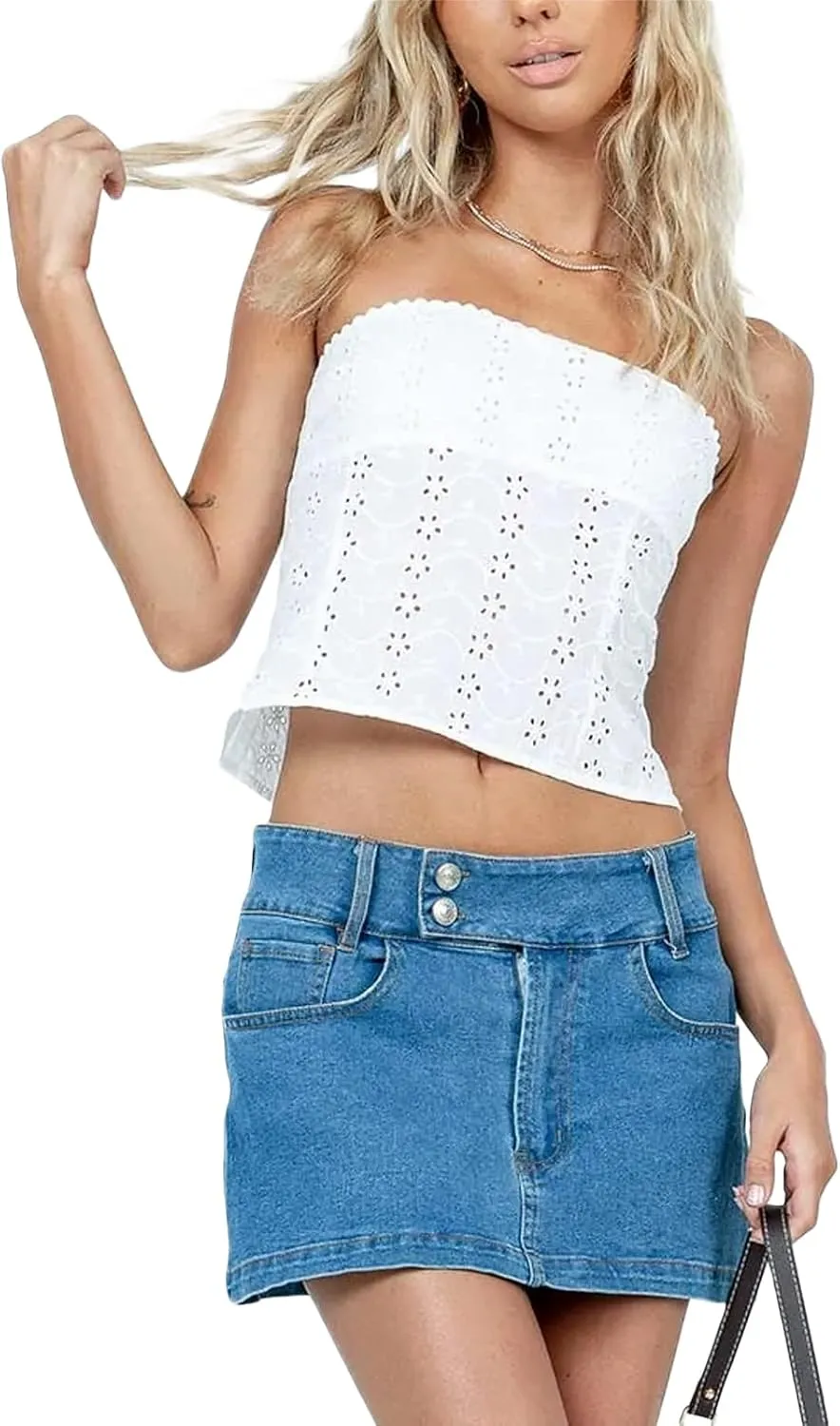 Women Y2k Tube Top