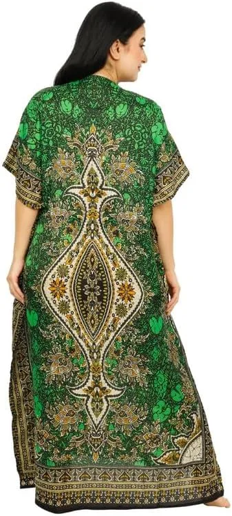 Women's Long Kaftan Dress Maxi Caftan Dress Gown Top Night Dress